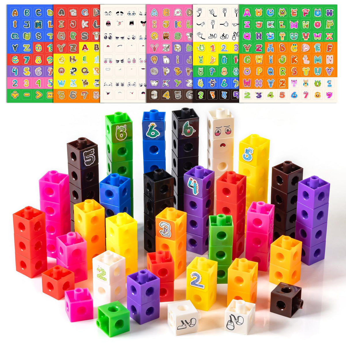 140 Pcs Translucent Pattern Blocks - Light Table Manipulatives