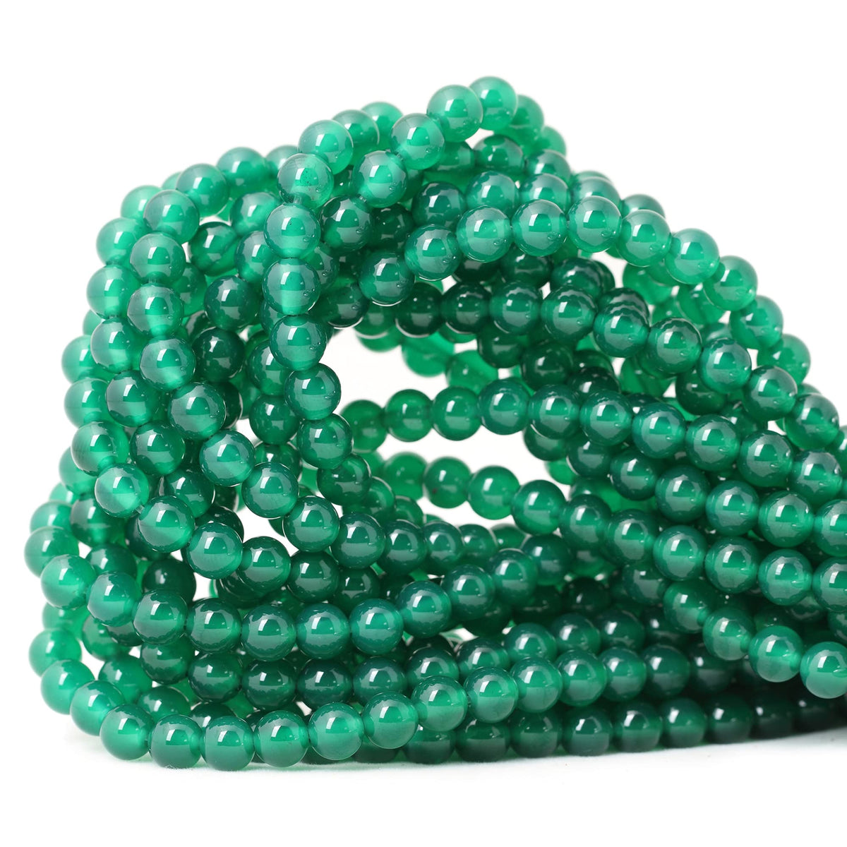 60PCS 6mm Natural Indian Agate Gemstone Round Loose Beads for Jewelry Making DIY 1 Strand 15"