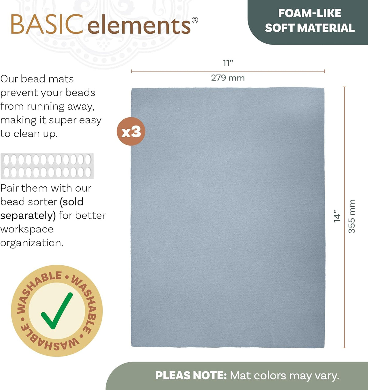 The Beadsmith Beading Mats Set