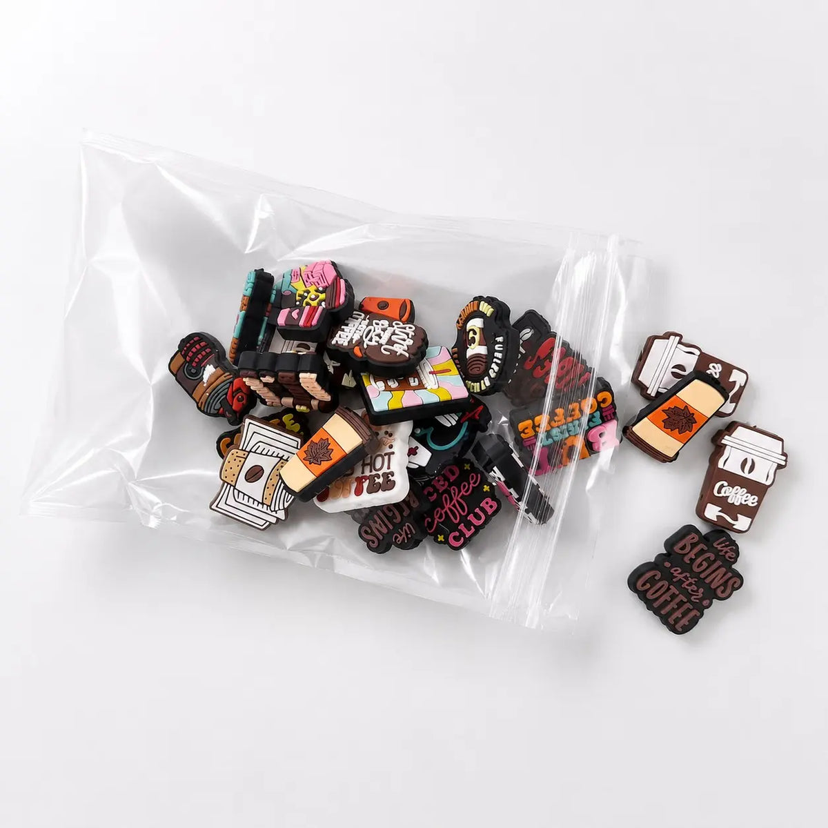 20pcs Coffee Cup Silicone Bead, Silicone Focal Beads for Pens & Jewelry, Beads for Crafts, Beads for Jewelry Making, Ideal for Crafting Necklaces, Bracelets, DIY Projects, Beads Charms, Diy With Charms, DIY Beading
