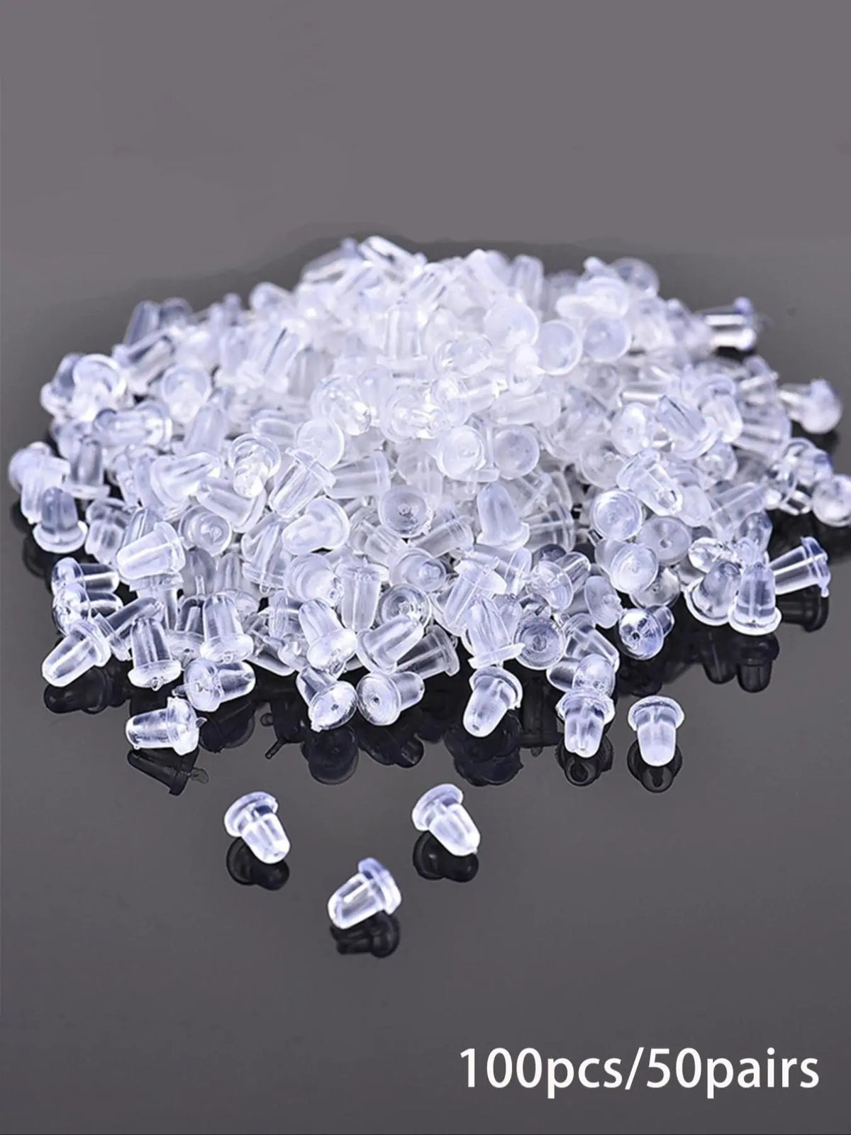 Clear Silicone Earring Backs, Transparent Earring Back Stoppers, DIY Earring Accessories for Women & Girls, Fashion Accessories for Daily Wear, Diy Beading Accessories, Jewelry Making Supplies